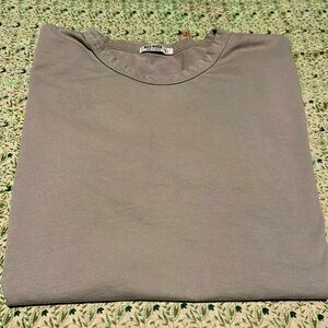 Buck Mason Small Short Sleeve Gray 100% Cotton Shirt